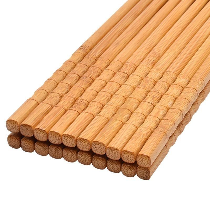 Home Cooking Asian - Amour Nook1 Pair Natural Bamboo Chopsticks
