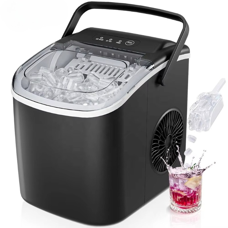 Home Cooking Appliances - Portable Countertop Ice Maker Machine with