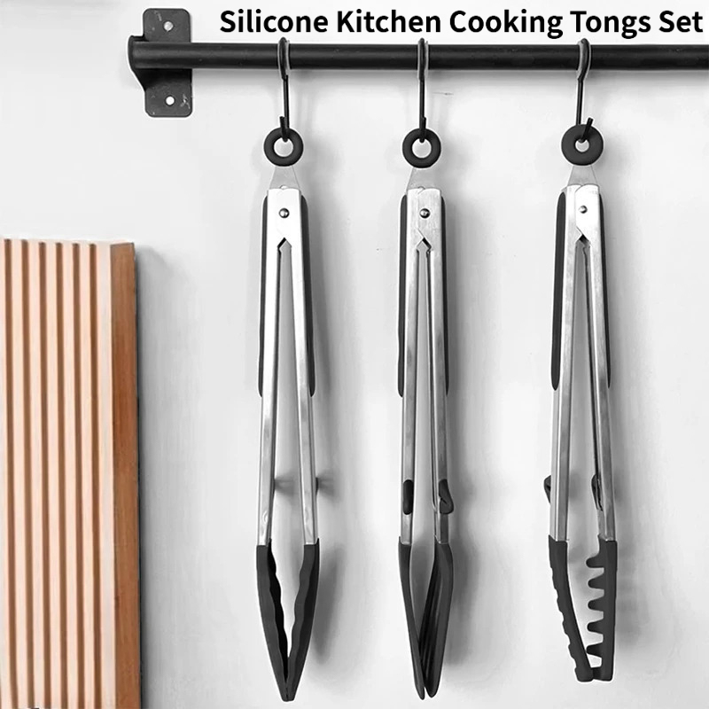 3pcs Silicone Kitchen Cooking  - Home Cooking Utensil Set 评论和价格