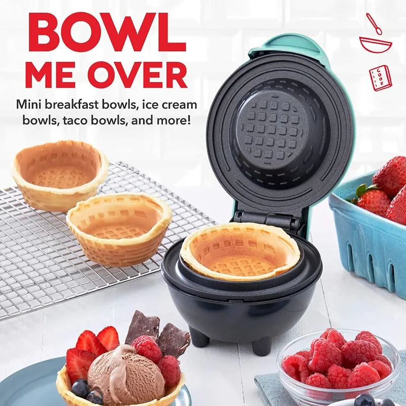 110V-220V Waffle Bowl Machine, - Home Cooking Egg Roll 评论和价格