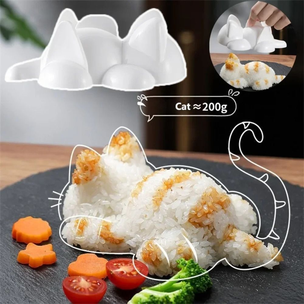 New Cat Shape Onigiri Molds DI - Home Cooking For Cats 评论和价格