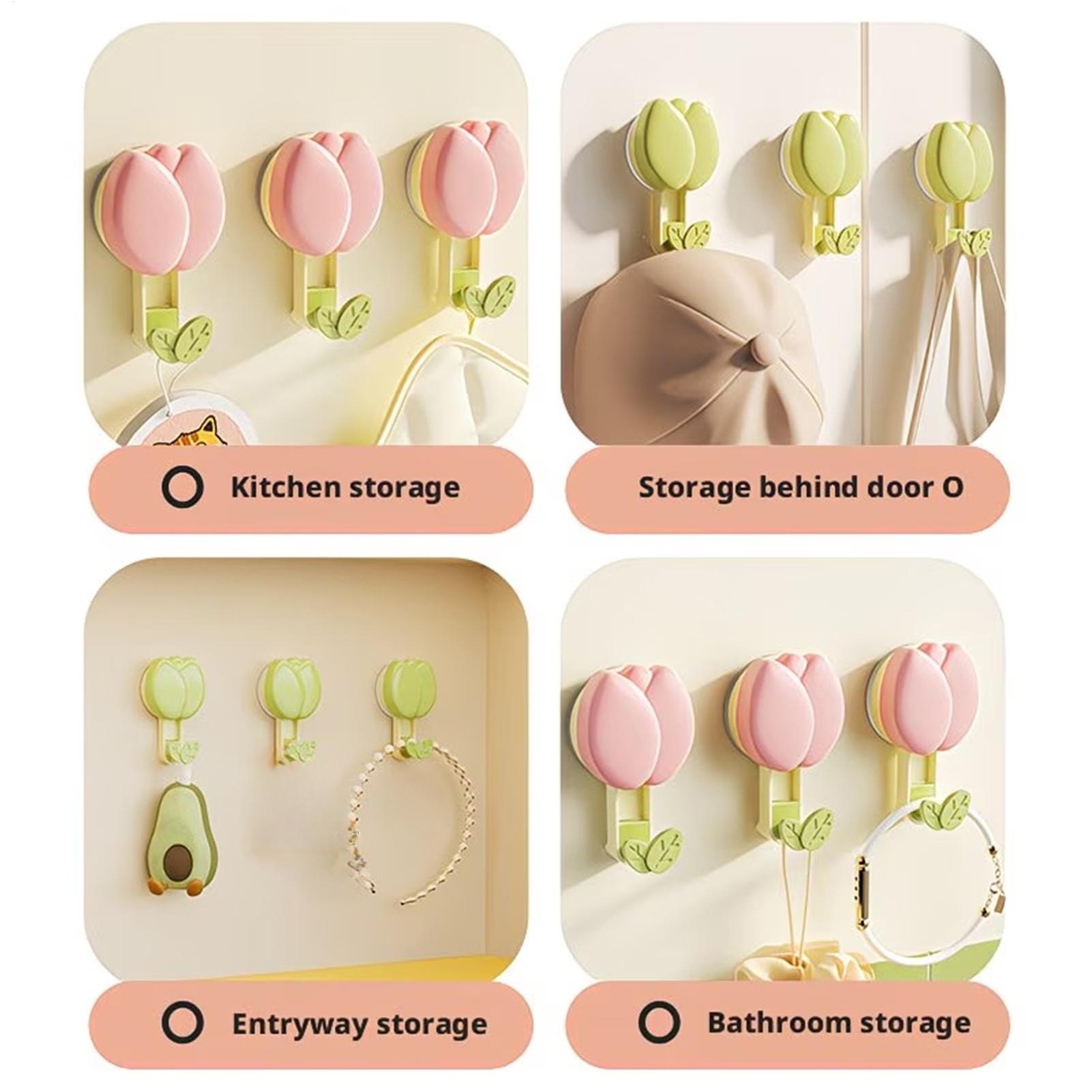 3Pcs/set Flower Shape Suction  - Home Cooking Utensil Set 评论和价格